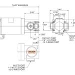 Weldon Electric Racing Fuel Pump 12AN / 10AN (D2035-A)
