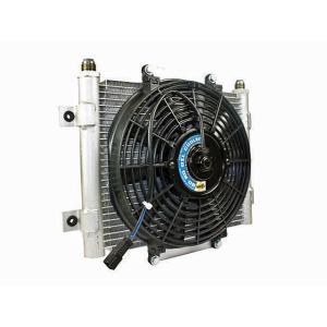BD Diesel Xtrude Core Heavy Duty Trans Cooler with Fan and -10 JIC Male Connection
