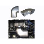 4 Inch to 4.25 Inch 90 Degree Cast Aluminum Elbow