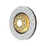DBA 5000 XS 2-Piece Drilled Slotted Rotor for Evo X