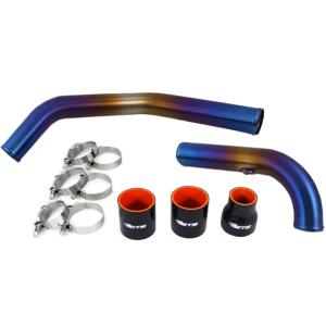 ETS Upper Intercooler Piping Kit (Burned Titanium) for Evo X