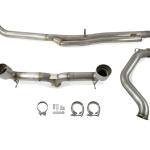 ETS Exhaust System without Mufflers for Focus RS