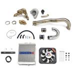 STM Evo 7/8/9 Forward-Facing 6870 V-Band Turbo Kit