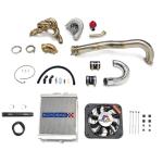 STM Evo 7/8/9 Forward-Facing 6870 V-Band Turbo Kit