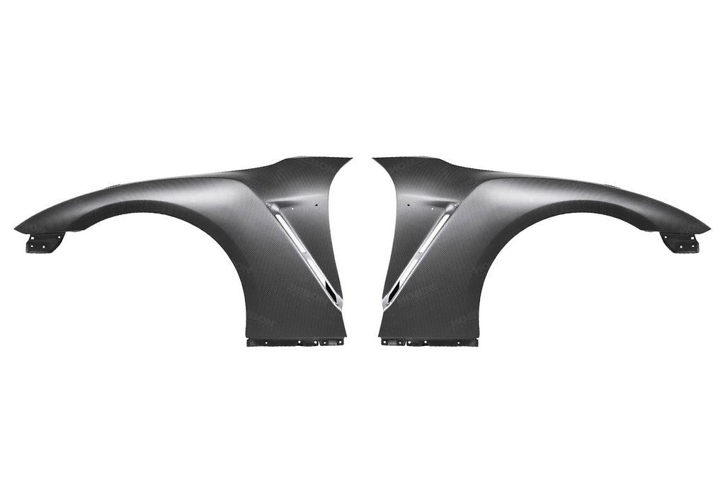 Seibon Carbon Fiber Fenders (DRY Matte) for R35 GTR (FF0910NSGTR-OE-DRY)