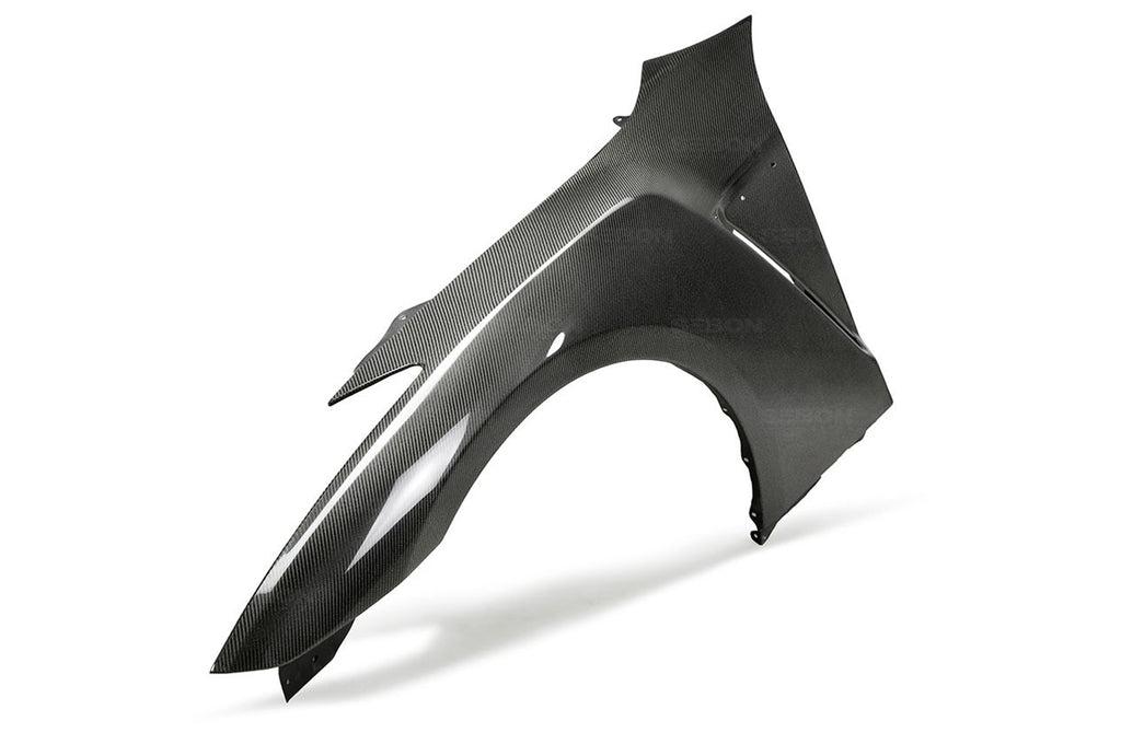 Seibon Carbon Fiber Fenders (Gloss) for R35 GTR (FF0910NSGTR-OE)