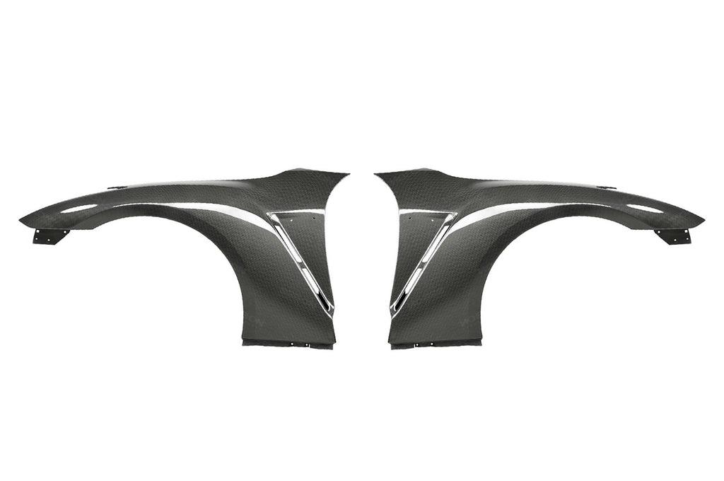 Seibon Carbon Fiber Fenders (Gloss) for R35 GTR (FF0910NSGTR-OE)