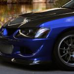 Seibon Carbon Fiber Front Lip DL Style for Evo 8 (FL0305MITEVO8-DL)