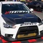 Seibon Carbon Fiber Front Lip OEM Style for Evo X (FL0809MITEVOX-OE)