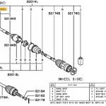 Mitsubishi Front Inner Axles - Evo 7/8/9