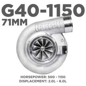 Garrett G40-1150 71mm G Series Turbo