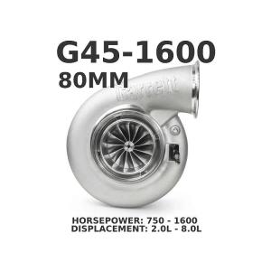 Garrett G45-1600 80mm G Series Turbo