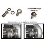 Oil Feed Banjo Fitting, -4an for Garrett GBC Club Line Turbos