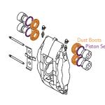 Girodisc Brembo Caliper Seal Kit for 04-07 STi