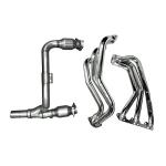 BBK Performance Long-Tube Headers with Cats - Ceramic Coated