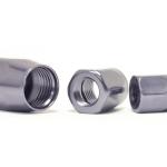Russell Full Flow Hose End Grey Sockets (Pair of 2)