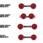 GrimmSpeed BroTie Hella Horns Mounting Bracket for WRX/STi (040004)