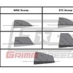 GrimmSpeed Top Mount Intercooler Splitter for 02-07 WRX/STi