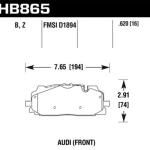 Hawk PC Performance Ceramic Brake Pads for Audi B9 RS5