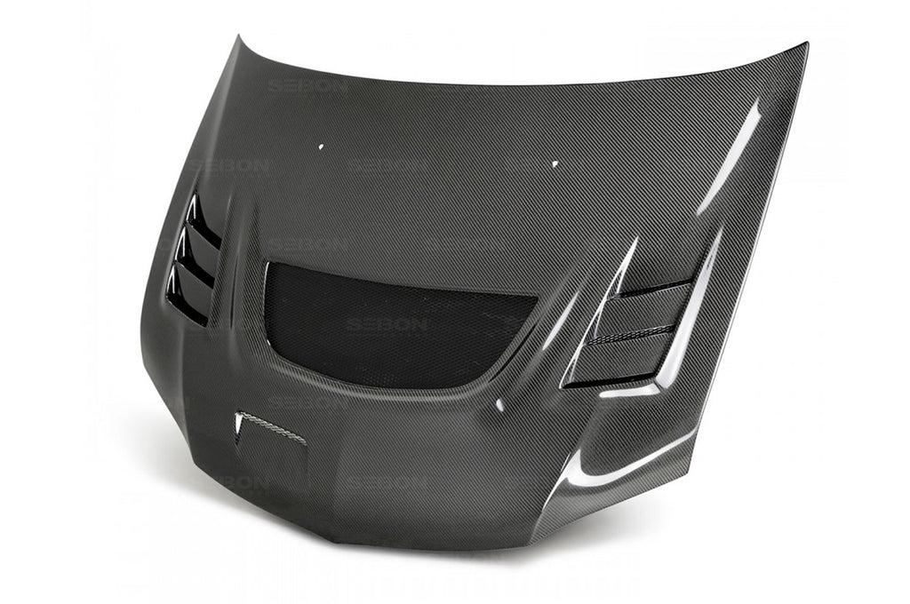 Seibon Carbon Fiber Hood CW Style Gloss for Evo 7/8/9 (HD0305MITEVO8-CW)