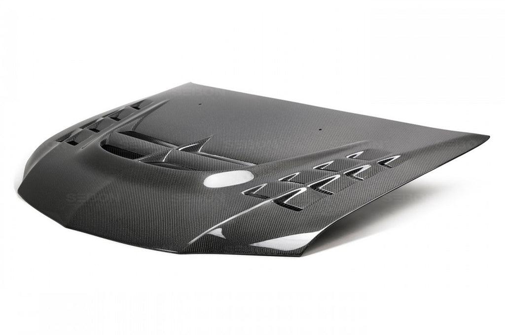 Seibon Carbon Fiber Hood CWII Style Gloss for Evo 7/8/9 (HD0305MITEVO8-CWII)