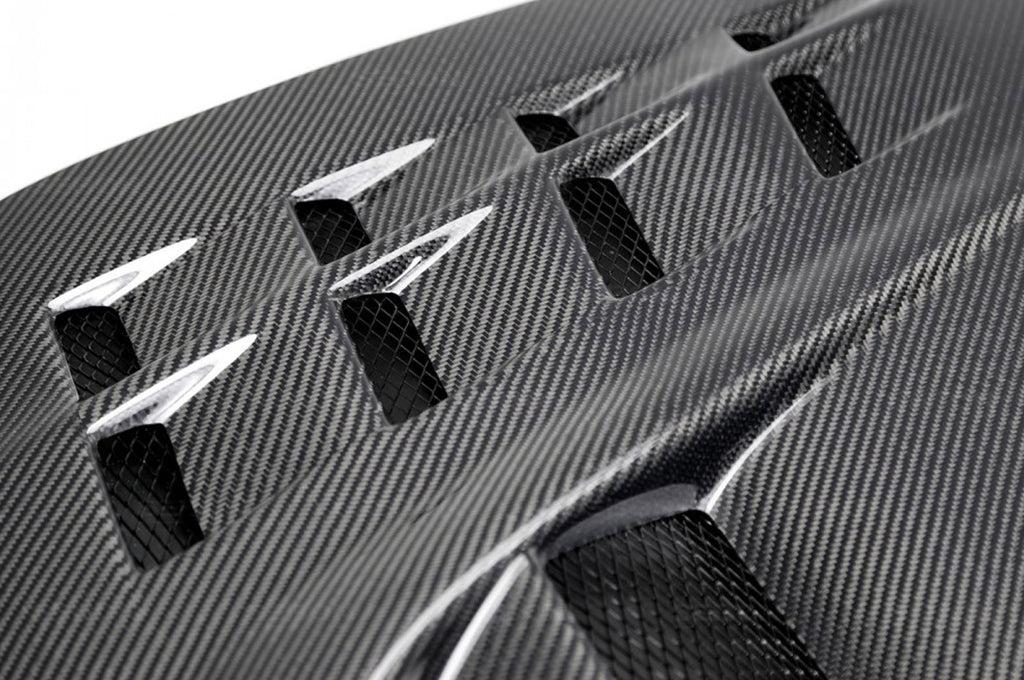Seibon Carbon Fiber Hood CWII Style Gloss for Evo 7/8/9 (HD0305MITEVO8-CWII)