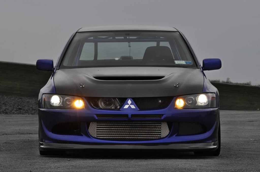 Seibon Carbon Fiber Hood OEM Style Dry for Evo 7/8/9 (HD0305MITEVO8-OE-DRY)