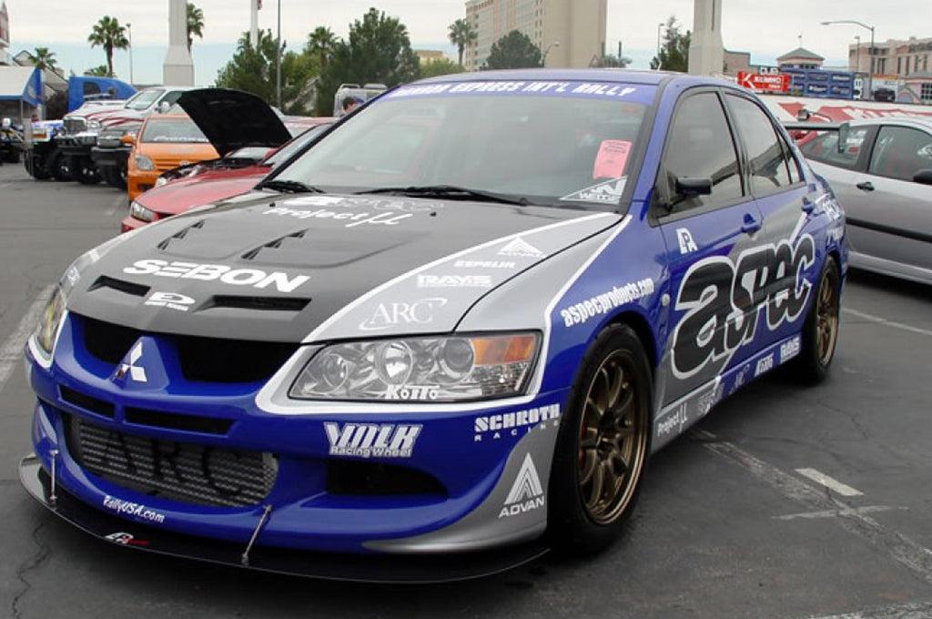 Seibon Carbon Fiber Hood TSII Style Gloss for Evo 7/8/9 (HD0305MITEVO8-TSII)