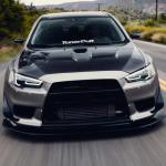 Seibon Carbon Fiber Hood DV Style Gloss for Evo X (HD0809MITEVOX-DV)
