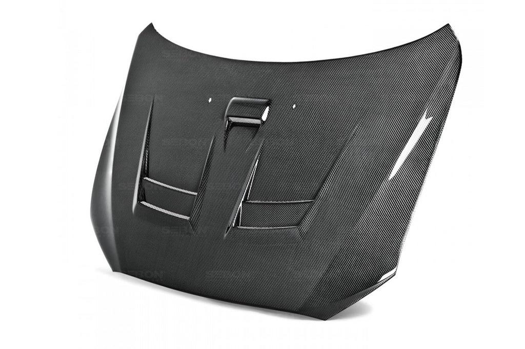 Seibon Carbon Fiber Hood DV Style Gloss for Evo X (HD0809MITEVOX-DV)