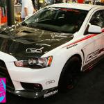 Seibon Carbon Fiber Hood OEM Style Gloss for Evo X (HD0809MITEVOX-OE)