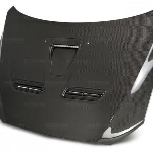 Seibon Carbon Fiber Hood OEM Style Gloss for Evo X (HD0809MITEVOX-OE)