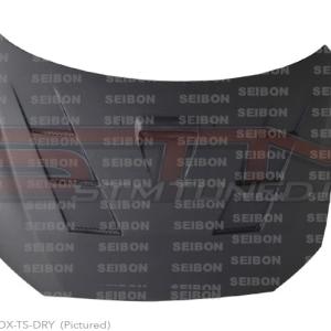 Seibon Carbon Fiber Hood (TS-Style / Dry Carbon) - Evo X * Discontinued *
