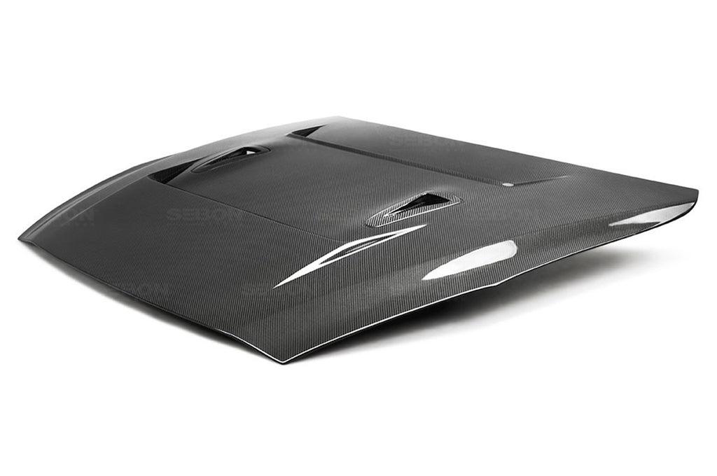 Seibon Carbon Fiber Hood DV Style Gloss for R35 GTR 2009-2016 (HD0910NSGTR-DV)
