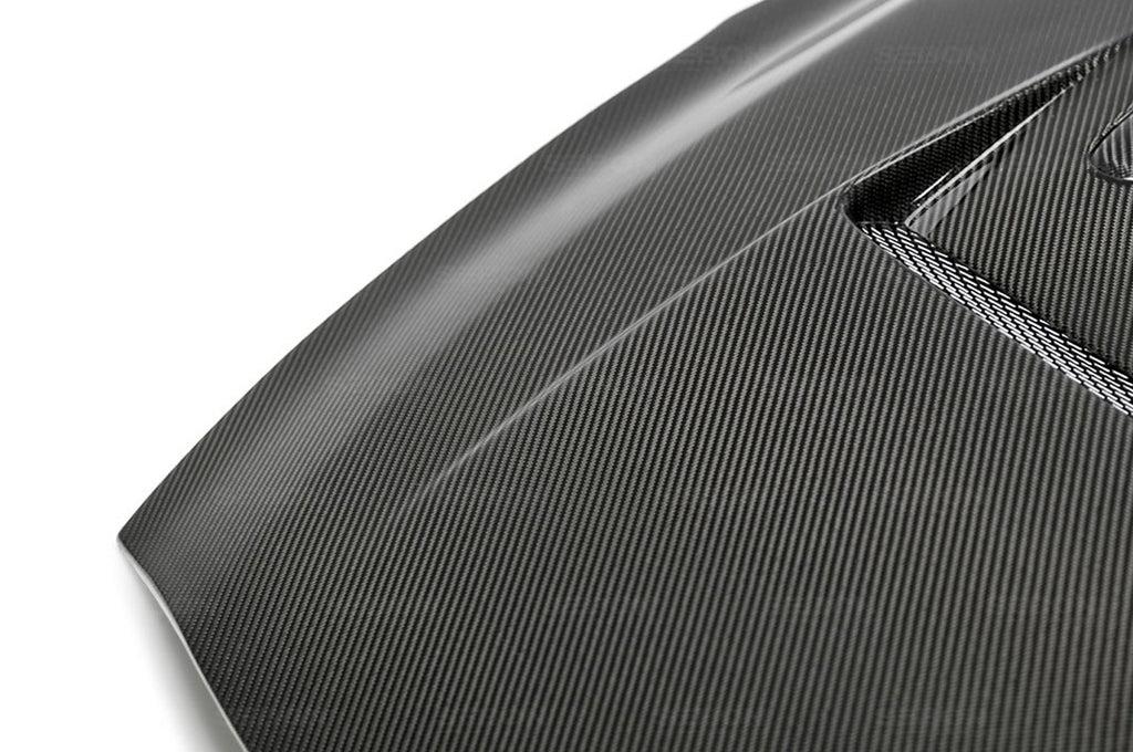 Seibon Carbon Fiber Hood DV Style Gloss for R35 GTR 2009-2016 (HD0910NSGTR-DV)