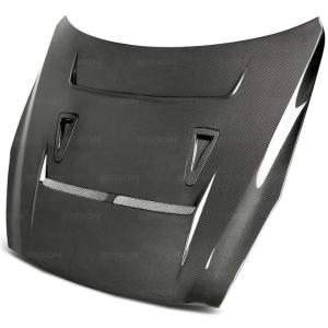Seibon Carbon Fiber Hood DV Style Gloss for R35 GTR 2009-2016 (HD0910NSGTR-DV)