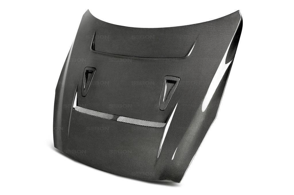 Seibon Carbon Fiber Hood DV Style Gloss for R35 GTR 2009-2016 (HD0910NSGTR-DV)