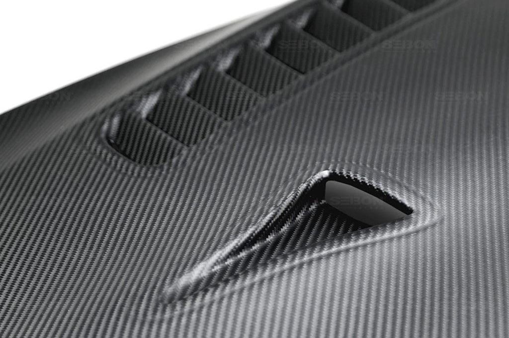 Seibon Carbon Fiber Hood ES Style Dry for R35 GTR 2009-2016 (HD0910NSGTR-ES-DRY)