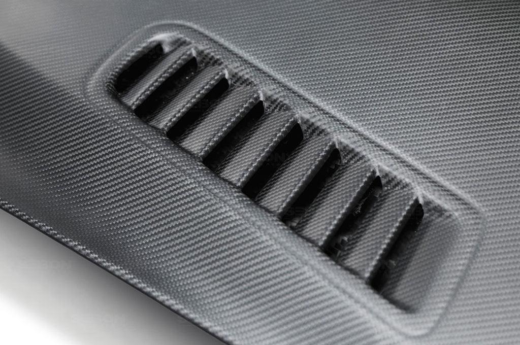 Seibon Carbon Fiber Hood ES Style Dry for R35 GTR 2009-2016 (HD0910NSGTR-ES-DRY)