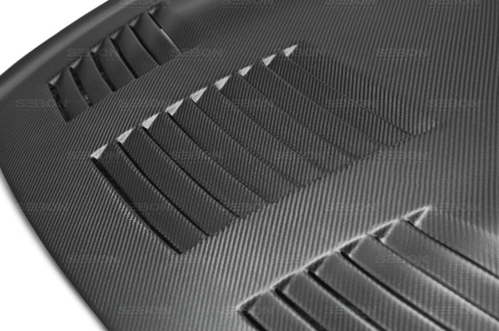 Seibon Carbon Fiber Hood GTII Style Dry for R35 GTR 2009-2016 (HD0910NSGTR-GTII-DRY)