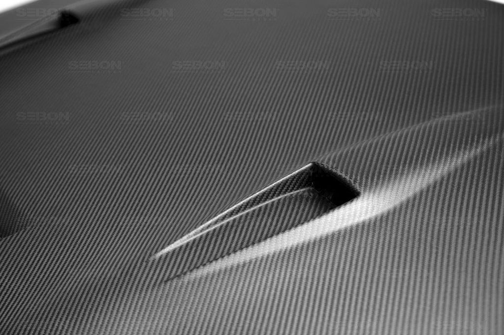 Seibon Carbon Fiber Hood GTII Style Dry for R35 GTR 2009-2016 (HD0910NSGTR-GTII-DRY)