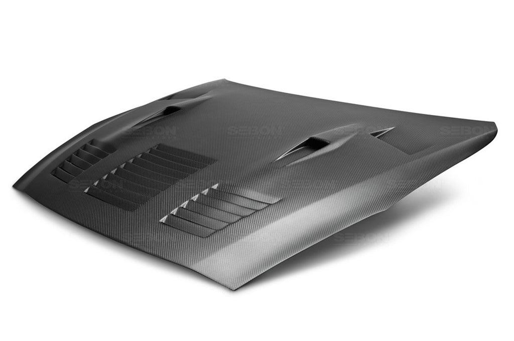 Seibon Carbon Fiber Hood GTII Style Dry for R35 GTR 2009-2016 (HD0910NSGTR-GTII-DRY)