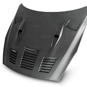Seibon Carbon Fiber Hood GTII Style Dry for R35 GTR 2009-2016 (HD0910NSGTR-GTII-DRY)