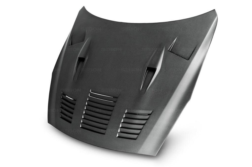 Seibon Carbon Fiber Hood GTII Style Dry for R35 GTR 2009-2016 (HD0910NSGTR-GTII-DRY)