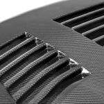 Seibon Carbon Fiber Hood GTII Style Gloss for R35 GTR 2009-2016 (HD0910NSGTR-GTII)
