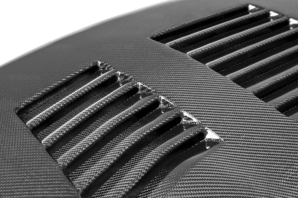 Seibon Carbon Fiber Hood GTII Style Gloss for R35 GTR 2009-2016 (HD0910NSGTR-GTII)