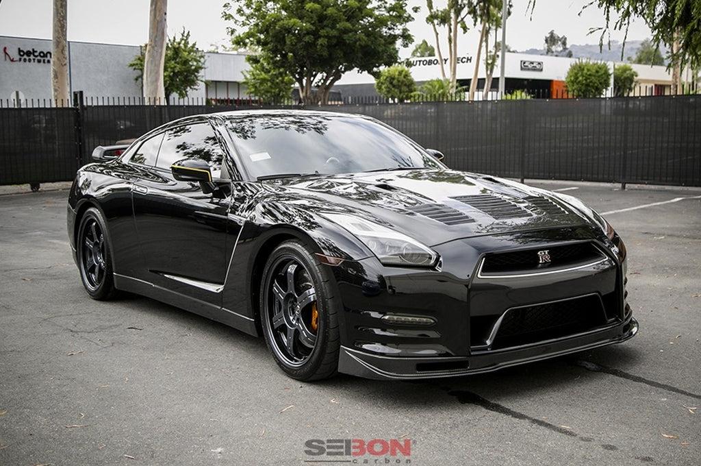 Seibon Carbon Fiber Hood GTII Style Gloss for R35 GTR 2009-2016 (HD0910NSGTR-GTII)