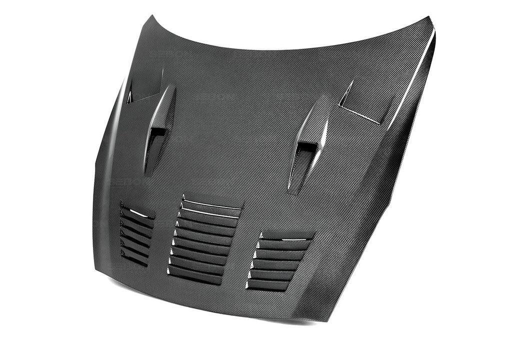 Seibon Carbon Fiber Hood GTII Style Gloss for R35 GTR 2009-2016 (HD0910NSGTR-GTII)