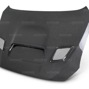 Seibon Carbon Fiber Hood CS Style Gloss for 2015-2020 WRX/STi (HD15SBIMP-CS)