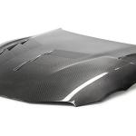 Seibon Carbon Fiber Hood TSII Style Gloss Double Sided for Supra GR (HD20TYSUP-TSII-DS)